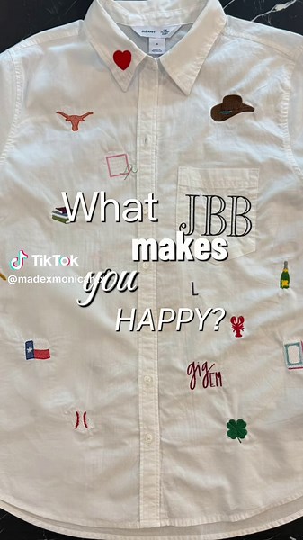 Favorite Things Button Down: A Personalized Touch