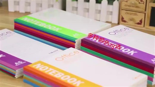 A5 Size Spiral Bound Paper Notebook Printed Style Office Meeting & Exercise Journal Thread Sewing Binding