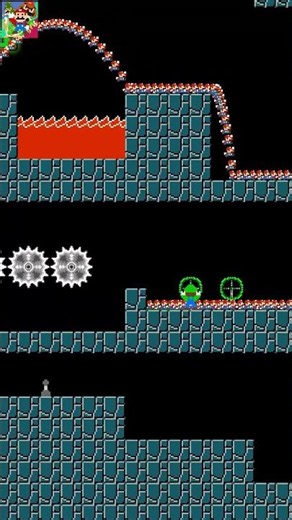 Super Luigi vs The Giant Grinder | Saving Tiny Mario Army #shorts #luigi #supermario #mariobros