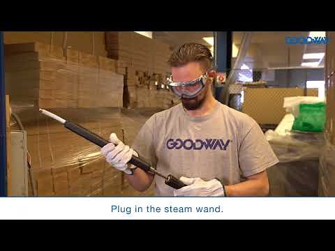 Goodway® | Quick Start Guide for GVC-18000 Heavy Duty Dry Steam Machine