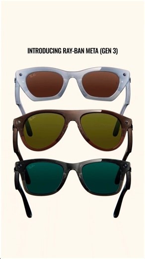 Ray-Ban Meta: Which Frame Fits Your Face? 🕶️ #RayBanMeta #SmartGlasses
