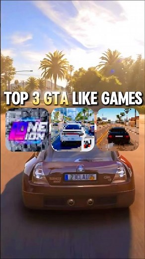 Top 3 Gta Like Games For Android & Ios | Gta like games 2026 #shorts