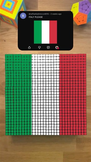 Making ITALY on Rubik's Cubes! 🇮🇹