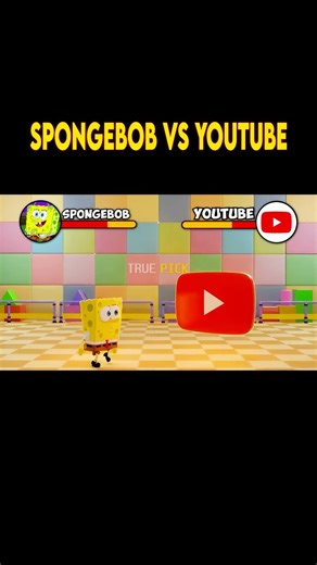 SPONGEBOB vs YOUTUBE #animation #cartoon #shorts