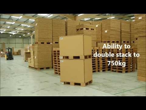 Collapsible Pallite pallet box