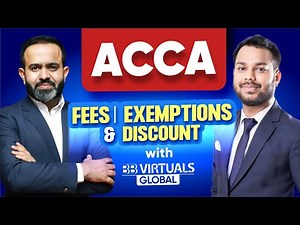 ACCA Fees and Exemptions - Detailed | For Qualified CA, CA Students and B.Com ‎