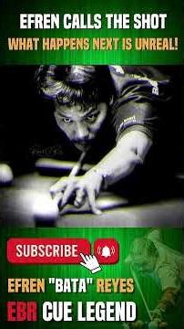 Efren Calls the Shot… What Happens Next Is Unreal! #shorts