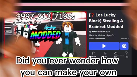 HOW TO MAKE MODDED GAMES ON ROBLOX, GAME COPIER WORKING 2025 #roblox #robloxscript #stealabrainrot #robloxstudio #creatorsearchinsights