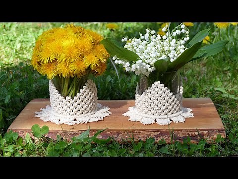 DIY Macrame Vase / Tealight