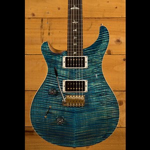 PRS Wood Library Custom 24 River Blue Ziricote FB Left Handed