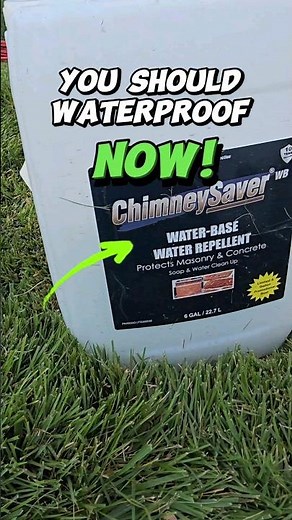 Protect Your Home/Quick Chimney Waterproofing Tips! #shorts