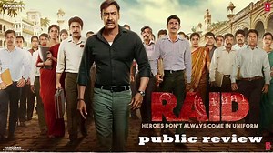The audiences have given a thumbs up to RAID! What are you waiting for? Book your tickets now - bit.ly/RaidTicketsOnPayTM #RaidInCinemas Ajay Devgn #IleanaDCruz #RajKumarGupta #SaurabhShukla Amit Trivedi T-Series T-Series Films Panorama Studios #RiteshShah #KumarMangatPathak Abhishek Pathak Viacom18 Motion Pictures | RAID