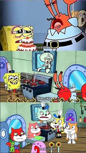 SpongeBob Glitched Evolution: FNF Mod Vs Animation | Krusty Karoling Song