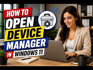 How to Open Device Manager in Windows 11