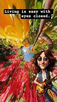 Living Is Easy with Eyes Closed— John Lennon | The Beatles