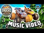 Official MUSIC VIDEO 🎶- Monster Trucks CAMP CRUSH! 🏆 - Hot Wheels