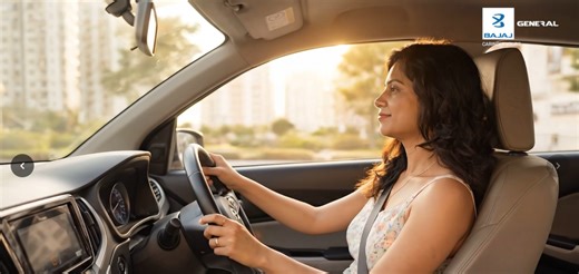Secure every mile, safeguard every moment with #InsuranceKaAssurance by Bajaj General Motor Insurance plans