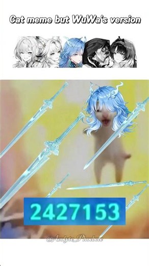 See what WuWa’s main DPS can do!#wutheringwaves #wuwa #wuwasweet #wuwacreator #meme #cat #hsin