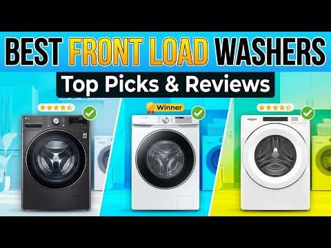 TOP 5 Best Front Load Washers 2026 | Best washer for large family