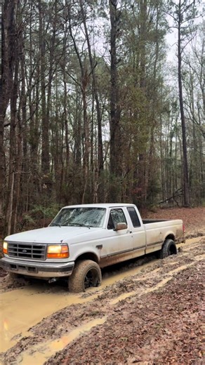 We found da dig ol son #dig #mud #mudding #obs #powerstroke
