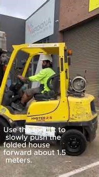 expandable container house unloading from china container house manufacturer