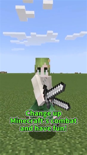 Combat Feels Like a New Game! Better Combat × Combat Roll【#shorts #Minecraft】