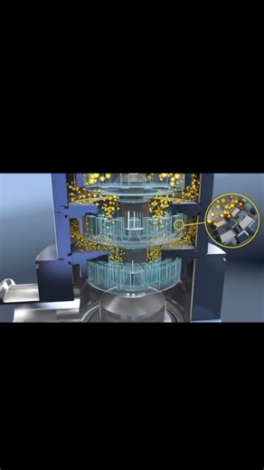 İlaç sektörüne özel tasarlanmış 3 kafalı rotor-stator grubunun homojenizasyon süreci animasyonu 👇👇👇