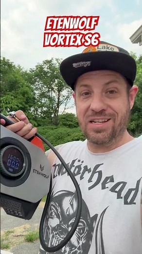 Etenwolf Vortex S6 Tire Inflator saves the day right out of the box!