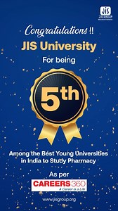 5.8K views · 158 reactions | JIS UNIVERSITY RANKED NO. 5 IN INDIA...