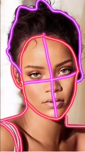 How to draw Rihanna ❤️ #ardrawing #drawing