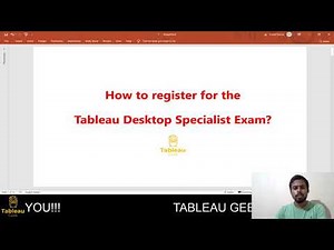 Exam registration process for Tableau Desktop Specialist | | Step by step guide | | Tableau Geek