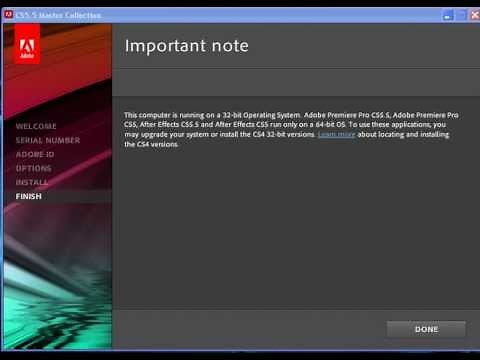 Adobe Master collection cs 5.5 Complet Installation