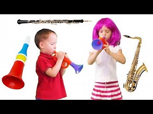 Musical Instruments Sounds for Kids – Saxophone and Pipe | MusicMakers - From Baby Teacher