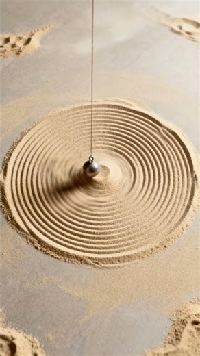 Hypnotic Pendulum Sand Art #asmr #satisfying #art