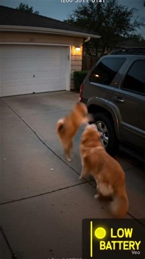Security Alert: Backyard Interaction Caught on Driveway Cam