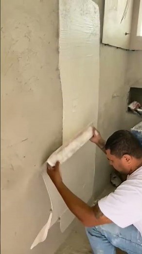 Plasterboard inside the bathroom on top of the waterproof plasterboard