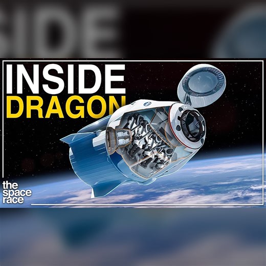 34K views · 499 reactions | Life Inside The SpaceX Dragon Capsule! | The Space Race | Facebook