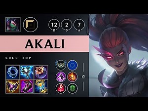 Akali Top vs Irelia - EUW Challenger Patch 25.21