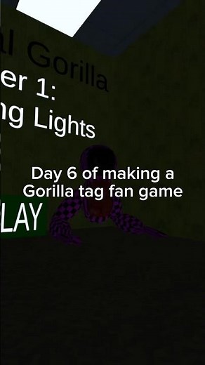 Day 6 of making a gtag fan game #gamedev #gorillatag #fangame