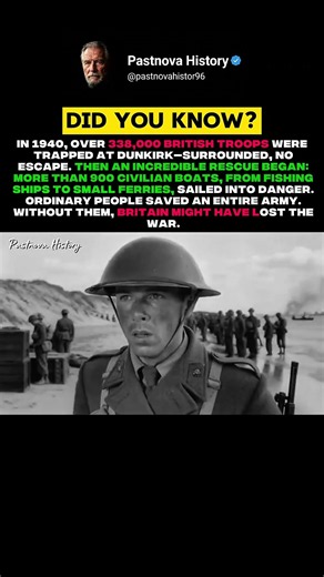Dunkirk Miracle: How Civilians Saved an Army #historyfacts