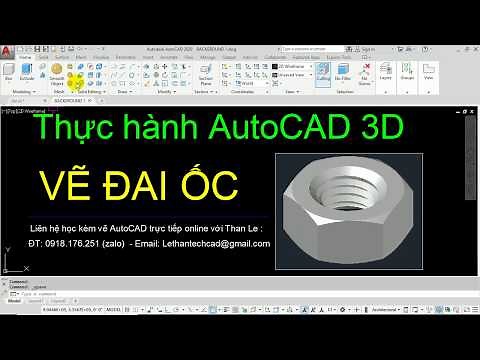 AutoCAD 3D Drawing Practice - Draw Nuts | Draw Nuts in AutoCAD