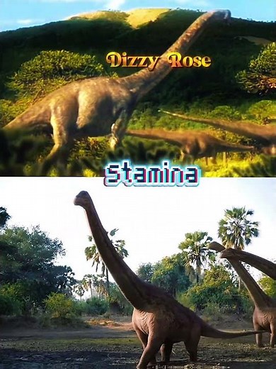 Sauroposeidon vs Brachiosaurus #1v1 #dinosaur #vs #prehistoric #tyrannosaurusrex #sauropod #animals