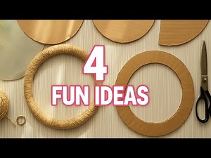 4 Creative Jute Wall Hanging Ideas | Easy & Aesthetic DIY😃😍✨️