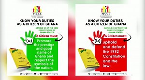 300 reactions · 55 shares | KNOW YOUR DUTIES AS A CITIZEN OF GHANA...