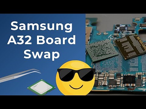 Samsung A32 Board Swap CPU & eMMC Storage to Recover Data 💿