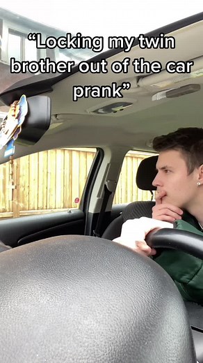 Locking My Twin Brother Out of the Car Prank