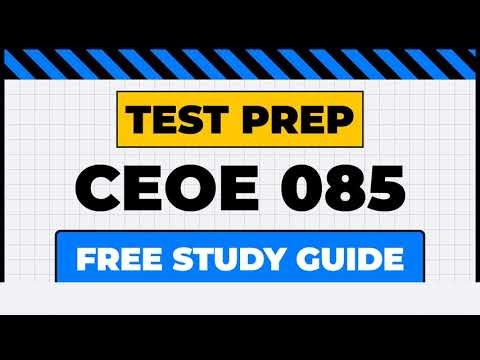 CEOE 085 Special Education Study Guide | Oklahoma Teacher Certification Exam Prep 2026