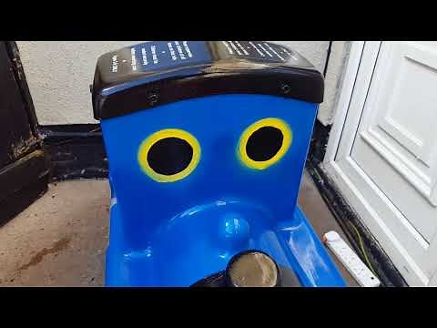 HOME MADE - THOMAS THE TANK ENGINE - coin operated kids arcade ride (FULL VERSION OF THE RIDE) - TAJ