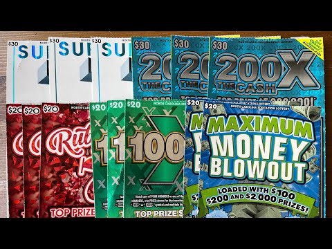 $340 North Carolina Lottery Scratch-Offs!💵Last Ticket, Nice Win!💵