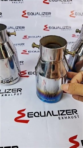 Knalpot Sistem Baut Mobil Equalizer Stainless BULAT Universal Mobil Muffler Cutter Buntut Cover